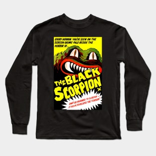 Classic Science Fiction Movie Poster - The Black Scorpion Long Sleeve T-Shirt